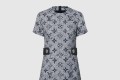 [LOUIS VUITTON-루이비통]모노그램 트위드 마르탱갈 드레스 1AFSX0
