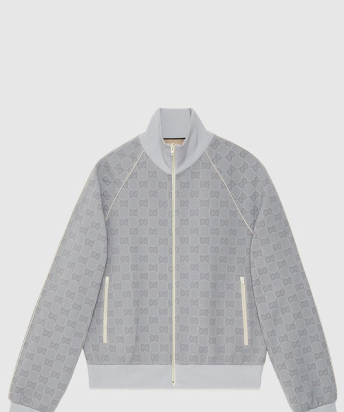 [GUCCI-구찌]나일론 자카드 집업 자켓 라이트 768573