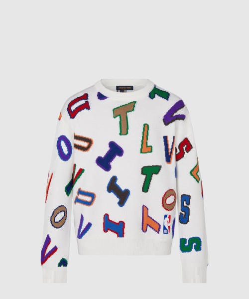 [LOUIS VUITTON-루이비통]NBA 레터스 크루넥 1A8X0J