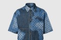 [LOUIS VUITTON-루이비통]쇼트 슬리브드 데님 오버셔츠 1AFAVG