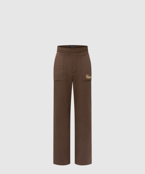 [LOUIS VUITTON-루이비통]엠브로이더드 코튼 드로스트링 팬츠 1AFQ45