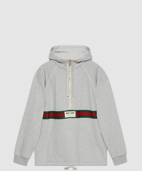 [GUCCI-구찌]웹 저지 스웨트셔츠 코튼 645320