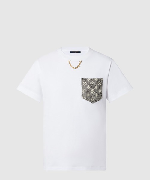 [LOUIS VUITTON-루이비통]모노그램 포켓 티셔츠 1AAUOS