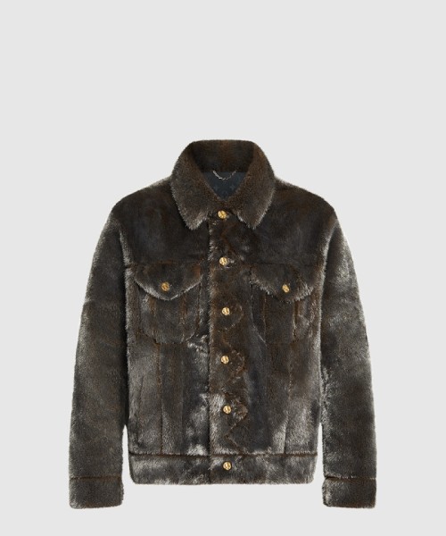 [LOUIS VUITTON-루이비통]실버 피니시 밍크 퍼 1A98CG