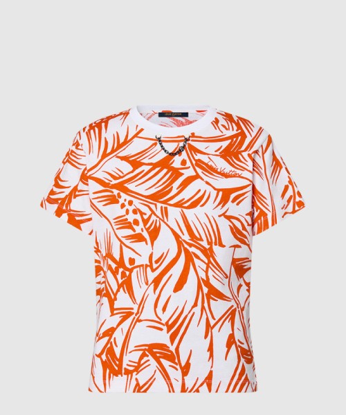 [LOUIS VUITTON-루이비통]팜 프린트 티셔츠 1AFTT5