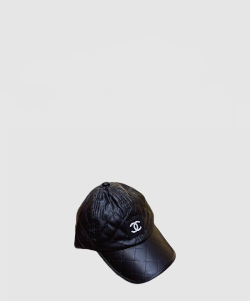 [CHANEL-샤넬]가죽 베이스볼 캡 AA7373