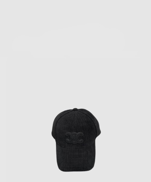 [CELINE-셀린느]코듀로이 자수 베이스볼 캡 2A13B7