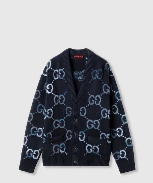 [GUCCI-구찌]GG 인타르시아 울 가디건 770507