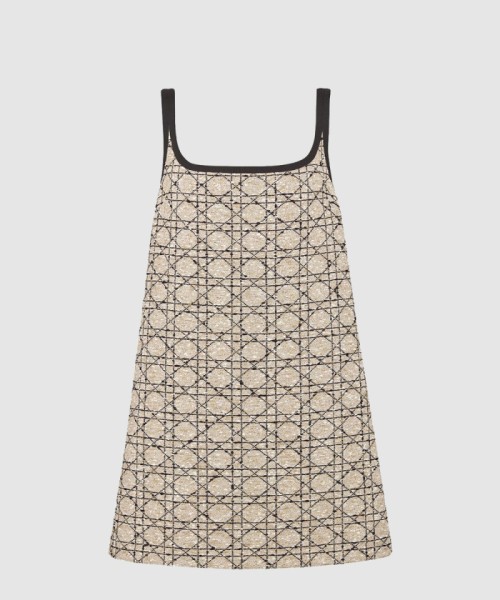 [DIOR-디올]쇼트 플레어 까나쥬 드레스 511R6