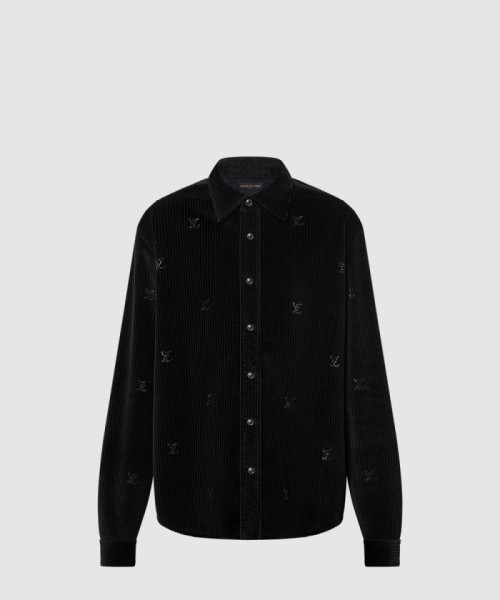 [LOUIS VUITTON-루이비통]버튼 다운 롱 슬리브드 코듀로이 셔츠 1AFXV2