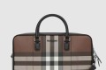 [BURBERRY-버버리]체크 레더 브리프케이스 80527721