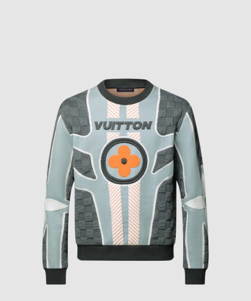 [LOUIS VUITTON-루이비통]퀼티드 코튼 블렌드 크루넥 1AGK17