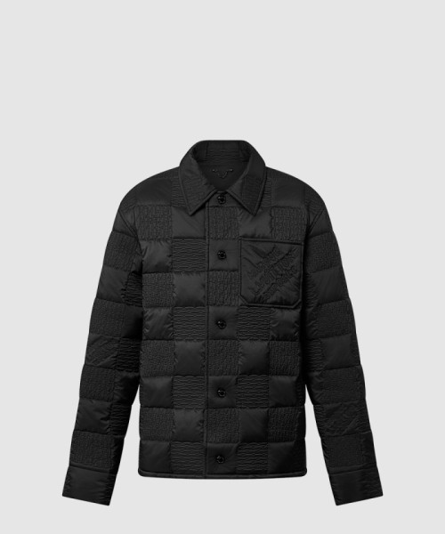 [LOUIS VUITTON-루이비통]다미에 퀼팅 나일론 오버셔츠 1AFHXU