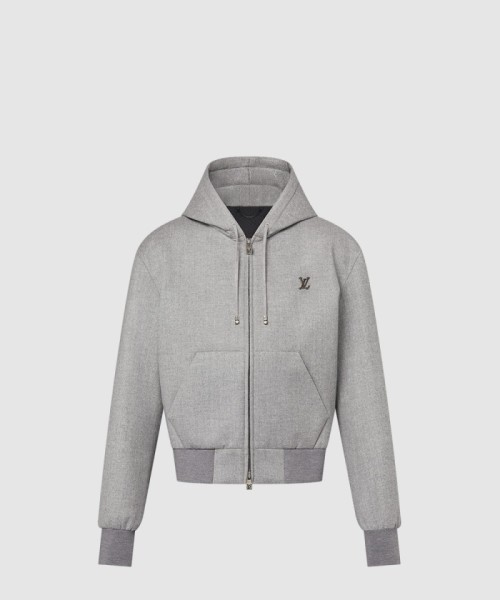 [LOUIS VUITTON-루이비통]테일러드 테크니컬 울 후디드 블루종 1AFYBQ