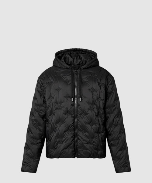 [LOUIS VUITTON-루이비통]모노그램 퀼티드 후디드 블루종 1AFA69