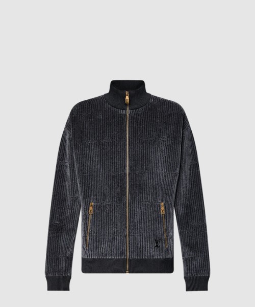 [LOUIS VUITTON-루이비통]LV x 박서보 (LV x Park Seo-Bo) 코튼 벨벳 트랙톱 1AFYEA