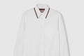 [GUCCI-구찌]웹(Web) 디테일 옥스포드 코튼 셔츠 814560