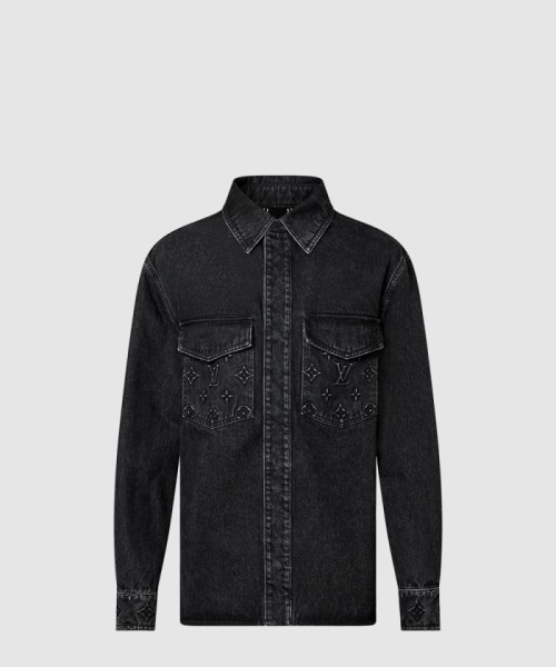 [LOUIS VUITTON-루이비통]데님 재킷 셔츠 1AFAX1