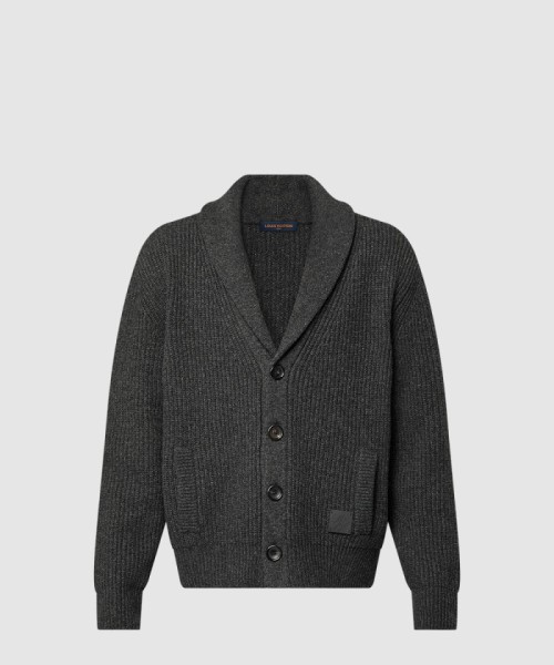 [LOUIS VUITTON-루이비통]캐시미어 블렌드 숄 칼라 가디건 1AFWBQ