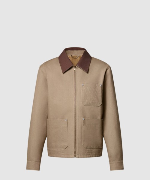 [LOUIS VUITTON-루이비통]워크웨어 코튼 캔버스 블루종 1AGIT7