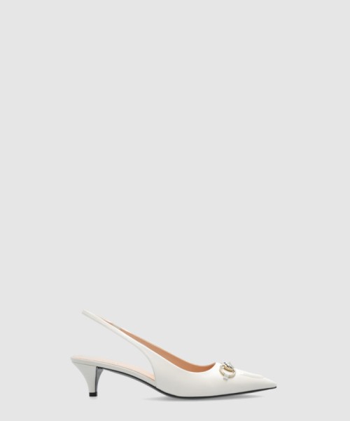 [GUCCI-구찌]홀스빗 슬링백 펌프스 782407