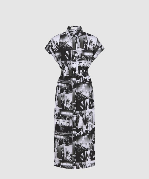 [DIOR-디올]미디 셔츠 드레스 511R7