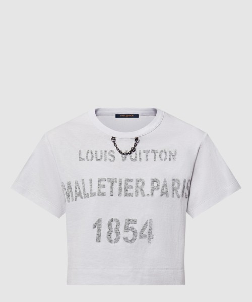 [LOUIS VUITTON-루이비통]스텐실 시그니처 크롭 톱 1AGQFH