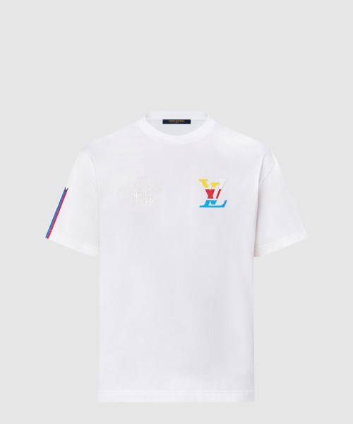 [LOUIS VUITTON-루이비통]그래픽 코튼 티셔츠 1AFVUV