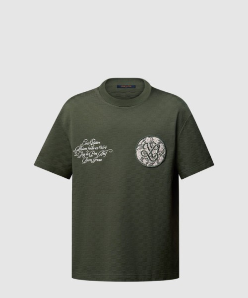 [LOUIS VUITTON-루이비통]DAMIER 피케 티셔츠 1AGKLJ