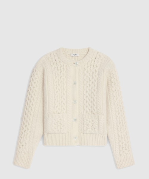 [CELINE-셀린느]트리옹프 가디건 RV09U0