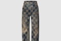 [LOUIS VUITTON-루이비통]다미에 워시드 데님 스케이트 팬츠 1AFX06