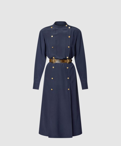 [LOUIS VUITTON-루이비통]더블 브레스트 긴소매 드레스 1AGOOY