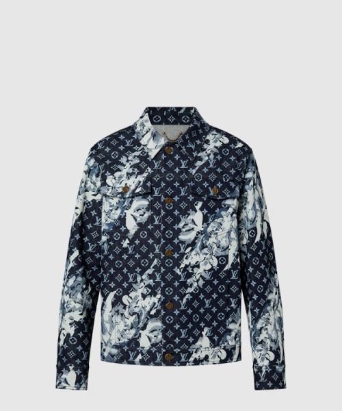 [LOUIS VUITTON-루이비통]모노그램 프린트 데님 재킷 1AF749