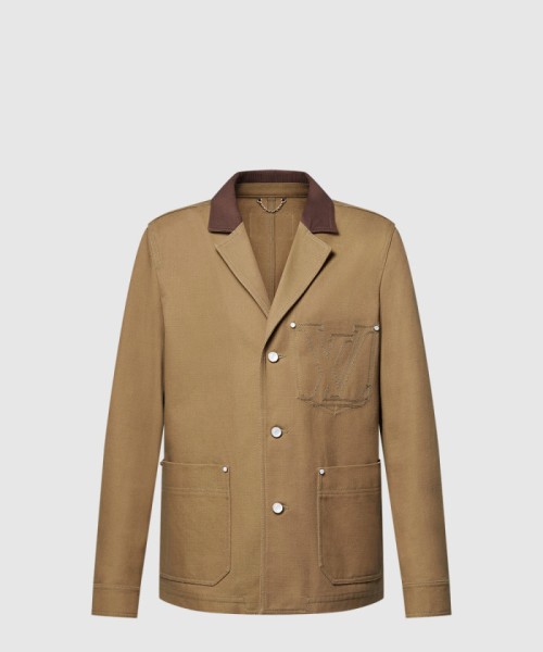 [LOUIS VUITTON-루이비통]테일러드 워크웨어 코튼 캔버스 재킷 1AGJ70