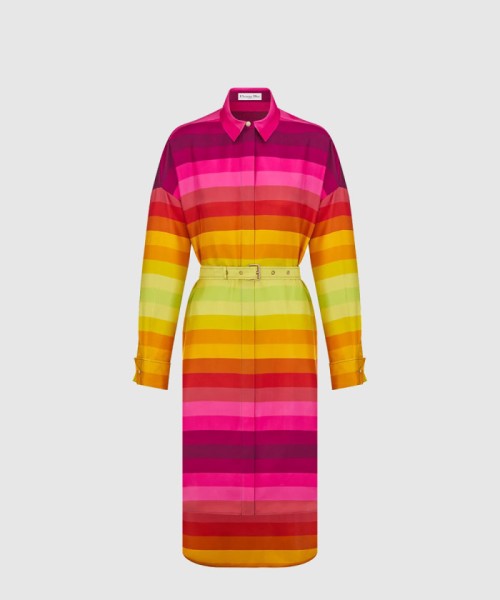 [DIOR-디올]Miss Dior 벨트 셔츠 드레스 521R4