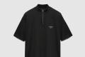 [PRADA-프라다]쇼트 슬리브 피케 및 리나일론 모크 터틀넥 UJN917