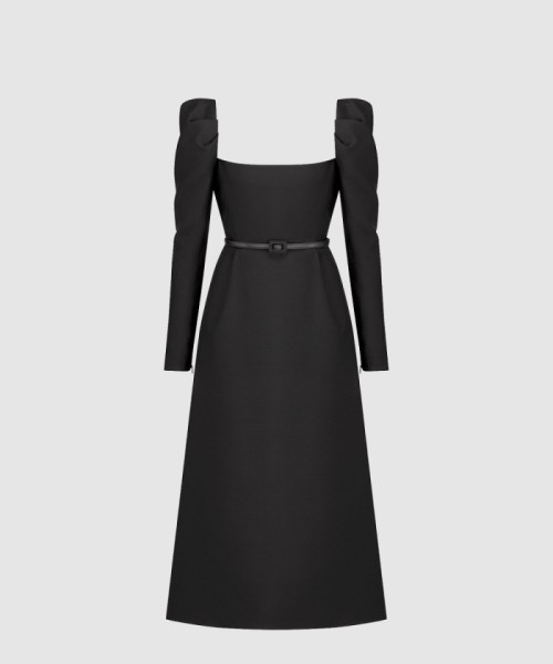 [DIOR-디올]벨트 미디 드레스 511R3