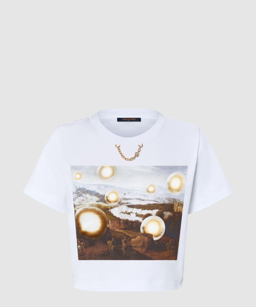 [LOUIS VUITTON-루이비통]루이 비통 x 로랑 그라소 프린트 티셔츠 1AHIND