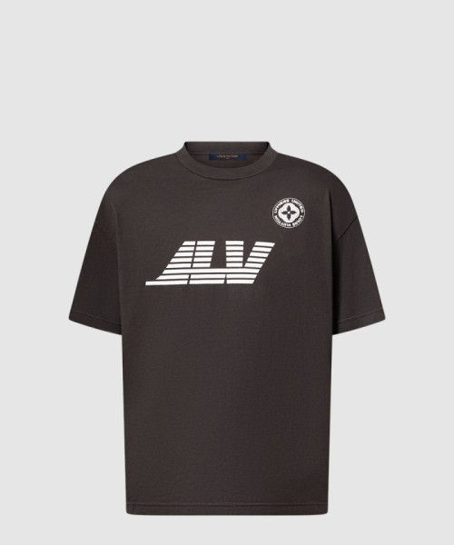 [LOUIS VUITTON-루이비통]워시드 프린티드 코튼 티셔츠 1AHCLD