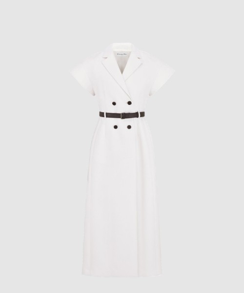 [DIOR-디올]벨트 미디 드레스 521R5