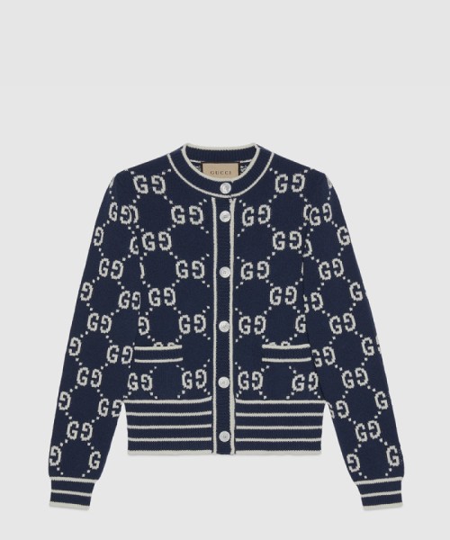 [GUCCI-구찌]GG 코튼 자카드 가디건 753917