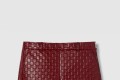 [GUCCI-구찌]GG 엠보스 레더 쇼츠 810398