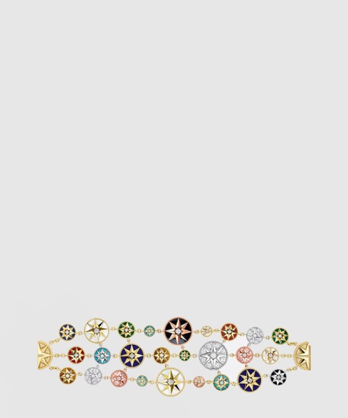 [DIOR-디올]Rose des Vents 커프 팔찌 JRDV9