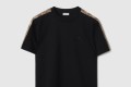 [BURBERRY-버버리]체크 트리밍 코튼 티셔츠 81062481