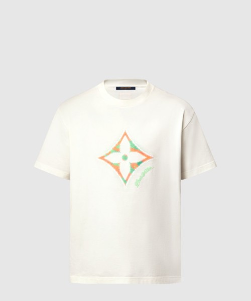 [LOUIS VUITTON-루이비통]모노그램 플라워 3D 그라디언트 프린트 티셔츠 1AGTRH