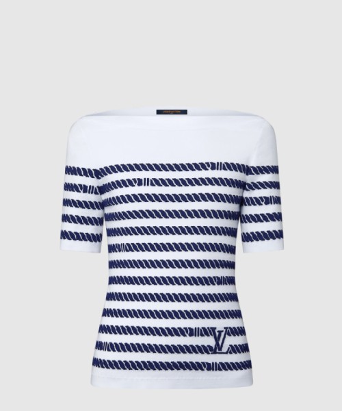 [LOUIS VUITTON-루이비통]로프 스트라이프 니트 1AHJDW