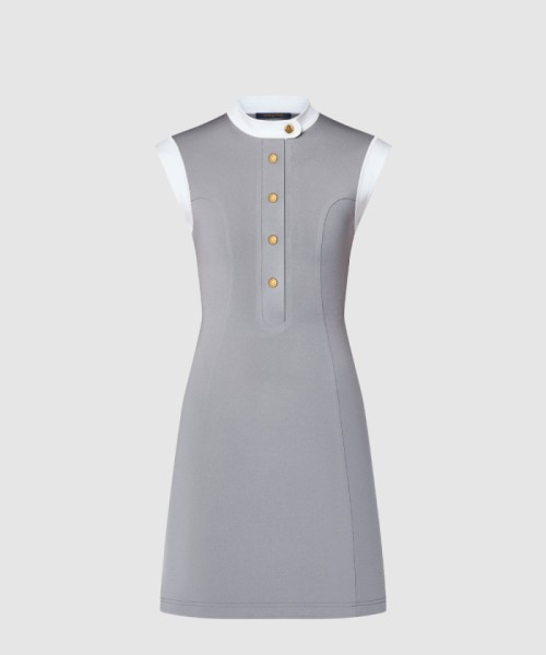 [LOUIS VUITTON-루이비통]테크니컬 저지 컬러 블록 드레스 1AGNPZ