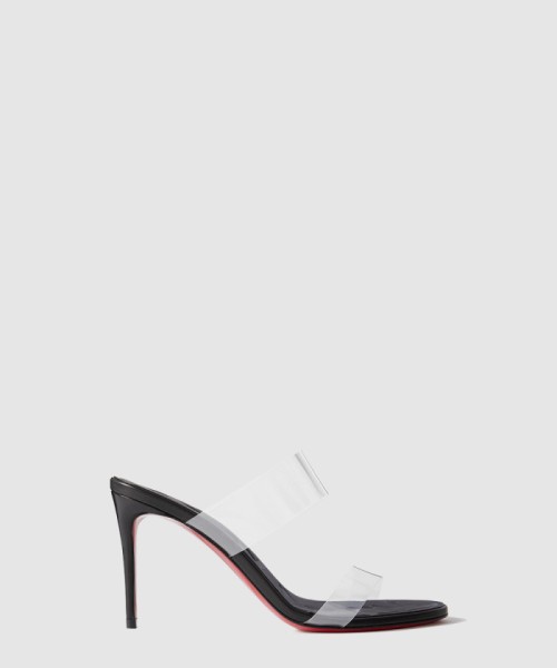 [LOUBOUTIN-루부탱]저스트 루비 85 PVC 뮬 1231055