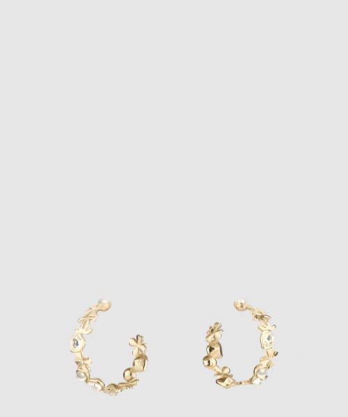 [CHANEL-샤넬]더블 C 진주 귀걸이 AB8217