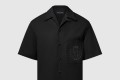 [LOUIS VUITTON-루이비통]엠브로이더드 쇼트 슬리브드 코튼 셔츠 1AHCHE